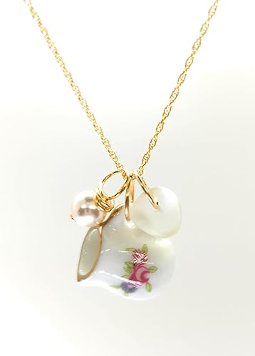 Miniatura 9 de Charming Sweet Heart Pink Blush Recycled Sea Glass Earrings with Handmade Silver Knot on Sterling Silver Hooks, Lovely Gift, by Aimee Tresor Jewelry