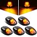 LED Cab Roof Running Marker Lights with Gasket for 2003-2018 Dodge Ram 1500 2500 3500 4500 5500 Pickup Truck Smoked 5Pcs
