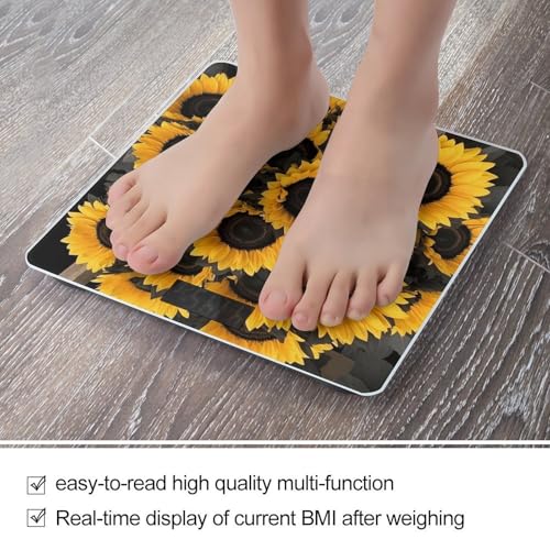 Báscula digital de baño con plataforma de vidrio templado miniatura 5