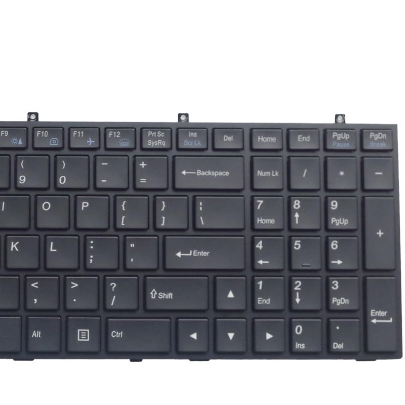 Clavier QWERTY US pour Clevo W670SC pour travailler efficacement le soir