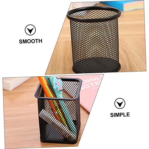 Rangement accessoires de bureau noir DOITOOL antidérapant pour stylos et crayons - 6