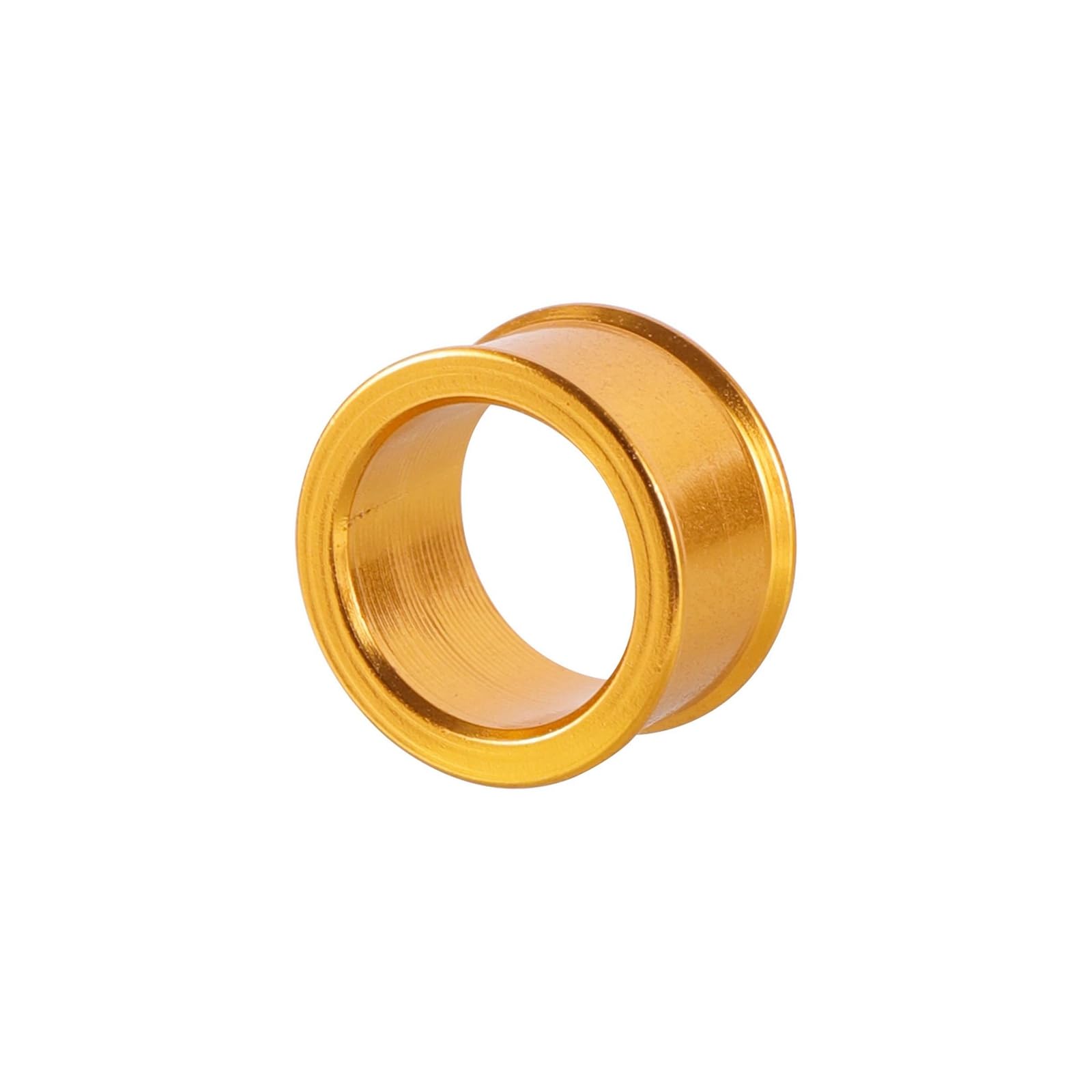 Anillas de aluminio para patas de aves, 20 anillos de aluminio for patas paloma, multicolor, 8 mm diámetro interior(Gold)