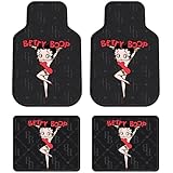 Betty Boop Chain Link Front & Rear Car Truck SUV Seat Rubber Floor Mats