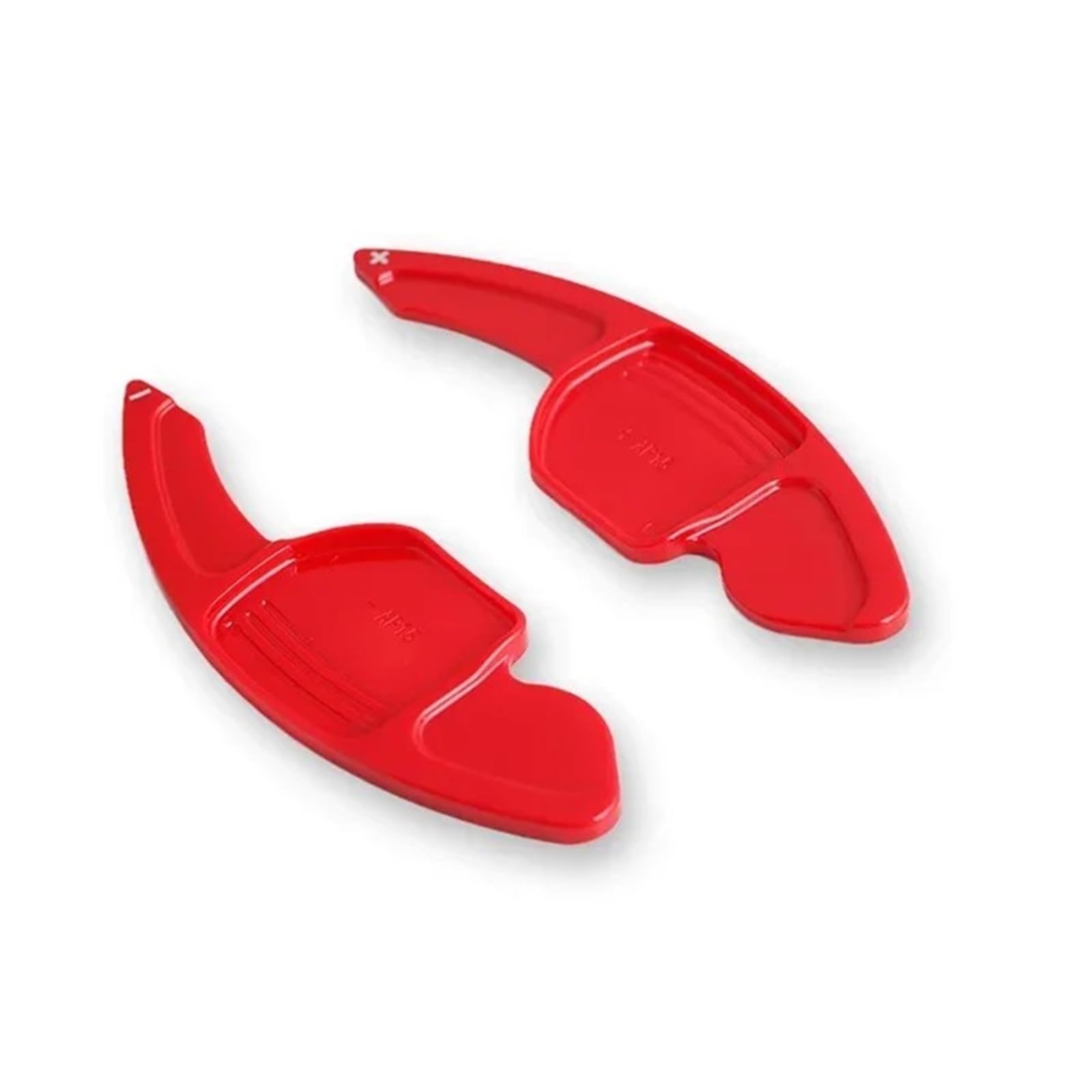 ZHANGZHENGYAO Car Steering Wheel Shifter Paddle for Seat for Alhambra for Ateca for Leon for Tarraco for Ibiza for 6P for Cupra for ST Car Wheel Shift Paddle Shifter(Red)