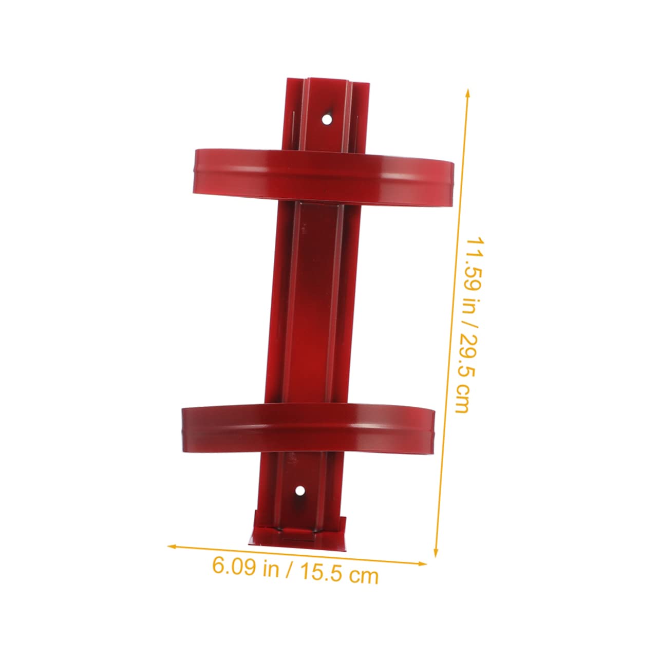 OSALADI 2pezzi Supporto Per Estintore Muro Ferro Staffa Resistente e Facile Da Installare Per Garage e Ambienti Domestici Di Capacità Design Creativo e Resistente Alla Corrosione