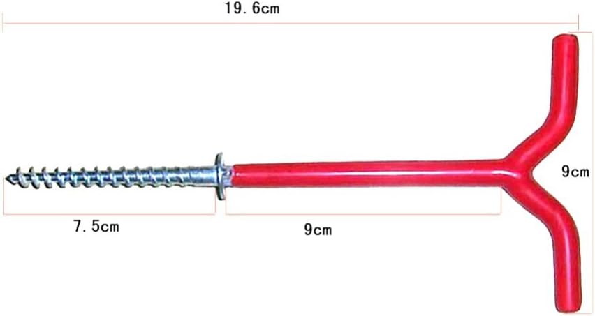 HYFAN Outdoor Tent Tarp Stakes Lightweight Aluminum Alloy Spiral Stakes