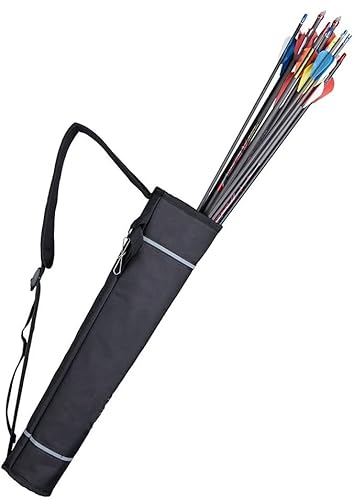 Syansju Archery Arrow Quiver, Backpack And Hip Dual-Use Style,Large Capacity Arrow Backpack Bag Recurve Bow Practice Target Nylon Arrow Bag Quiver thumb #1