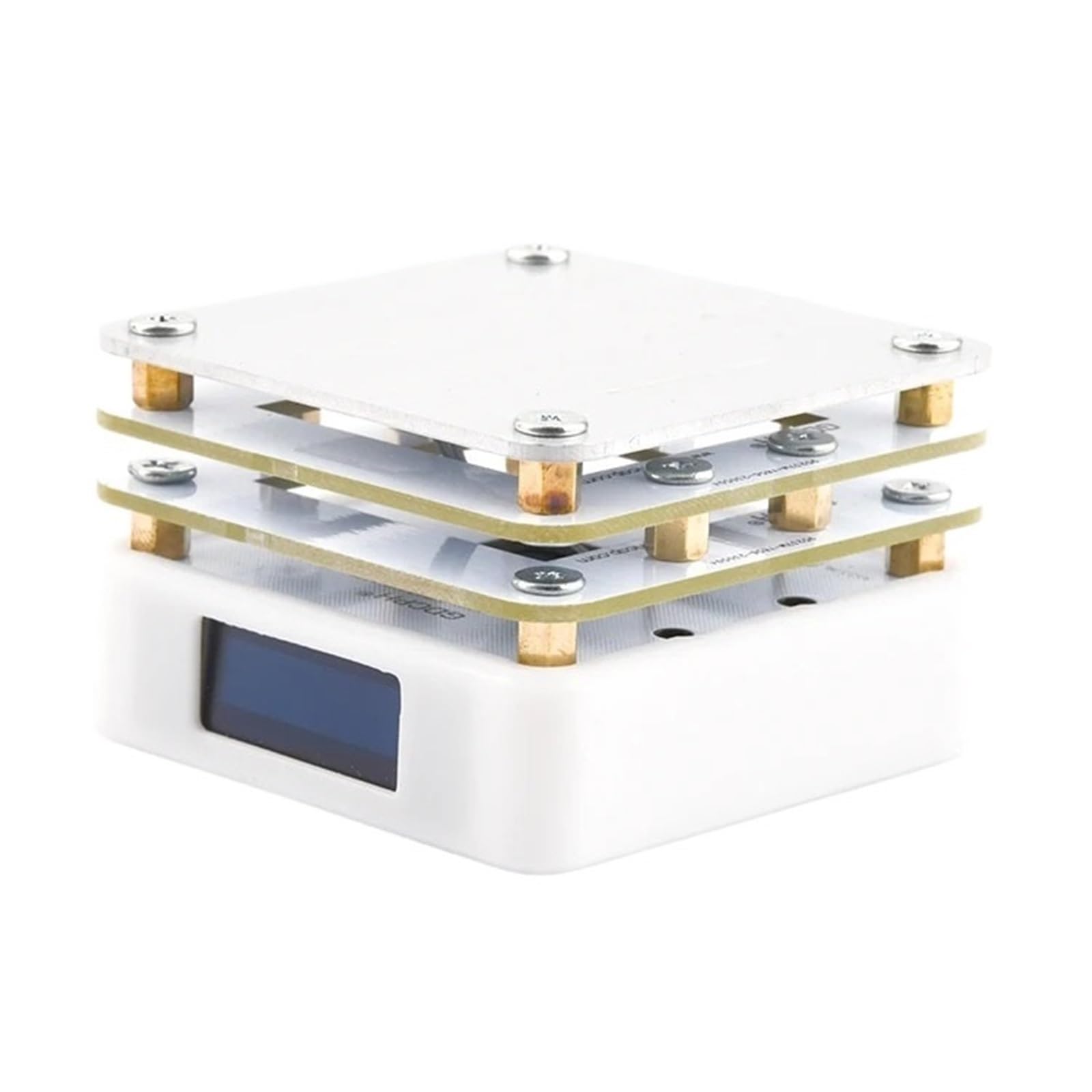 Miniaturowa Płyta Grzewcza PCB SMD Lutowanie Pro Narzędzie Grzewcze Przenośna Objętość Wyświetlacz OLED Prawdziwy Kolor Lampa Podgrzewacz Narzędzia Naprawcze LED Szybko I DokłAdnie(WHITE)
