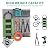 FRAYSCENT Slat Wall Paneling Garage Slat Wall Storage Systems Slatwall Panels Power Tool Organizer Wall Mount, PVC Garage Storage & Organization Products Slate Board (Grey, 4ft x 8ft)