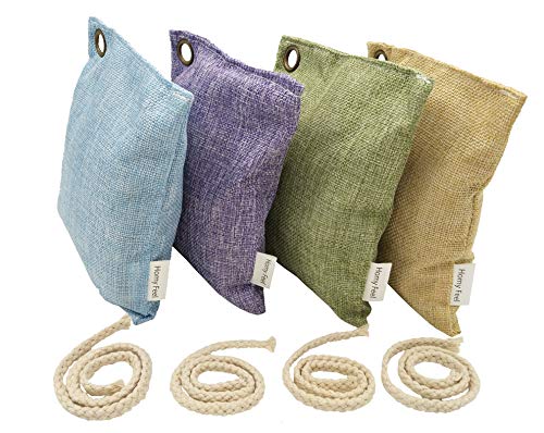 Homy Feel Air Purifying,Bamboo Charcoal Air Freshener and Odor Eliminator Bag,Air Filter Purifier