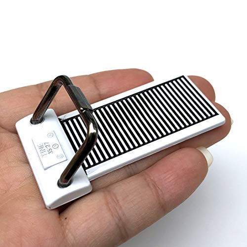 Sxfse Dollhouse Decoration Accessories, 1:12 Dollhouse Miniature Furniture Simulation Metal Treadmill Sport Scene Prop Decor For Baby Kids Play Pretend Toy (White) #TOP2