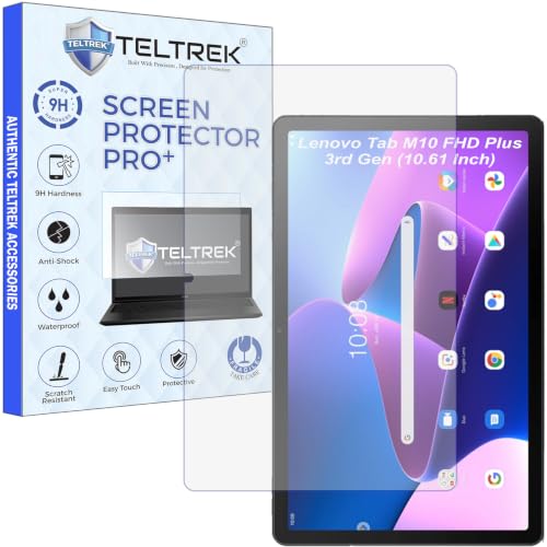 Image of Screen Guard Compatible With Lenovo Tab M10 Plus 3rd Gen & Lenovo Tab M10 FHD Plus 3rd Gen (10.61 inch Inch Tablet) Flexible Fiber Screenguard Not a Tempered Glass Screen Protector