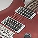 Musiclily Basic Stahl Humbucker Tonabnehmer Rahmen Flache Decke Set für PRS/Epi Style E-Gitarre, Chrom (2er Set)
