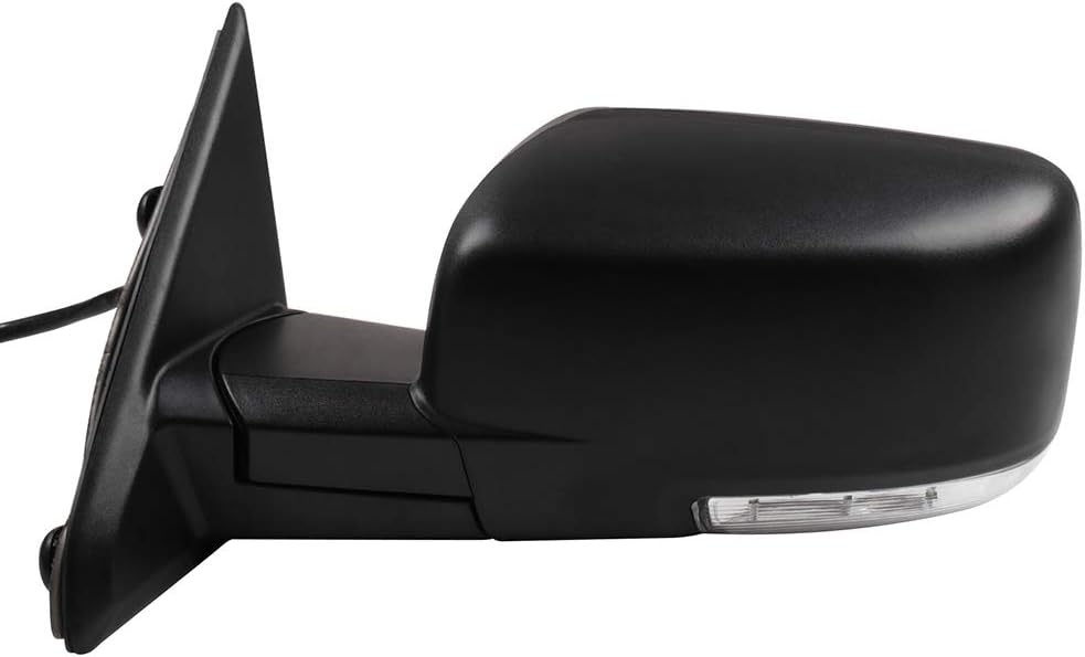 Driver Side Mirror Fit for 2009-2010 For Dodge For Ram 1500 2011-2013 For Dodge For Ram 1500 2011-2015 2500 Power Operated Manual Folding Heated Turn Signal Exterior Mirror CH1320303