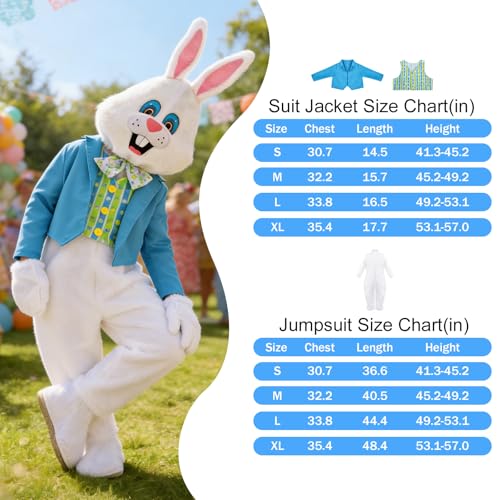 Disfraz de Conejo de Pascua para Niños Unisex miniatura 7