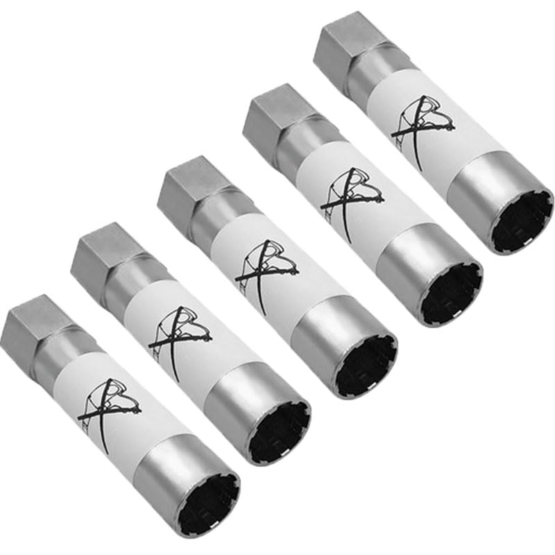 Image of 1Pcs Single 8-Spline Lug Nut Socket,Wheel Lock Key Replacement for Aftermarket 7 Spline Lug Nut,Wheel Lock Removal Tool for Cars 13 /16'' Hex,Replacement 65100 Spline Lug Nuts