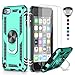 Note 4 Case, Galaxy Note 4 Glitter Case with HD Screen Protector,LeYi Bling Cute Girls Women [PC Silicone Leather] Dual Layer Heavy Duty Protective Case for Samsung Galaxy Note 4 TP Mint