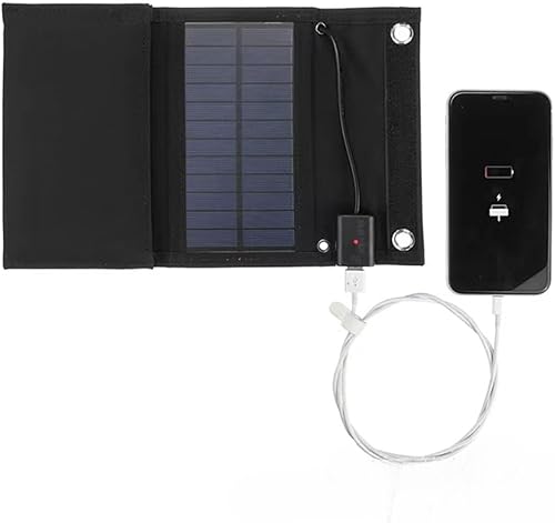Miniatura 4 de Carlaire - Panel solar portátil de 20 W, carga de emergencia para aventuras al aire libre, impermeable, plegable (salidas USB de 5 V1.2 A) (20 W