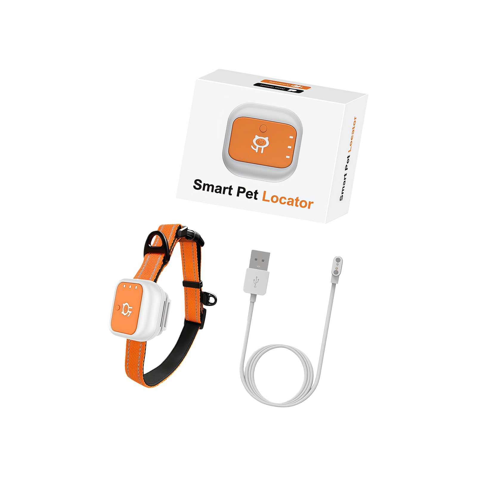 Tracker elettronico per animali domestici, con impermeabilità e posizione in tempo reale e recinzione riflettente