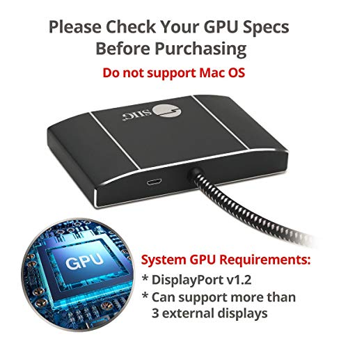 image for SIIG 3 Port DisplayPort to HDMI MST Hub 4K UHD - 1x3 DP to HDMI Muti M