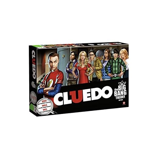 Winning Moves - Cluedo - The Big Bang Theory - The Big Bang Theory-Fanartikel - Alter 8+ - Deutsch