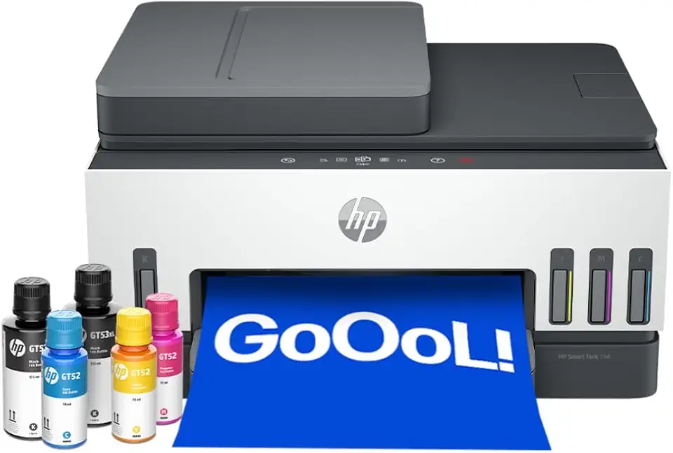 Impressora Multifuncional HP Smart Tank 794 Tanque de Tinta Colorida Wi-Fi Scanner Duplex, Bluetooth. Funções: Imprimir, Copiar, Digitalizar. Cor: Branco (2G9Q9A)