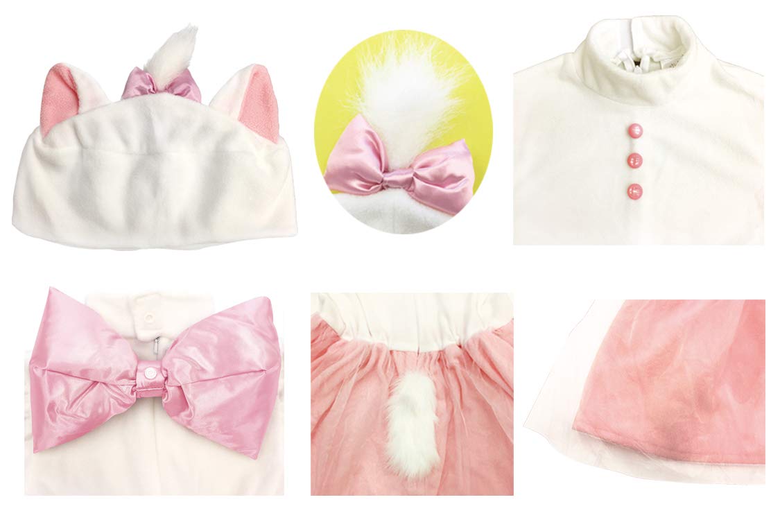 おしゃれキャット　マリー風仮装ドレス　子供120サイズ　コスプレ Amazon.co.jp: ディズニー おしゃれキャット マリー キッズ