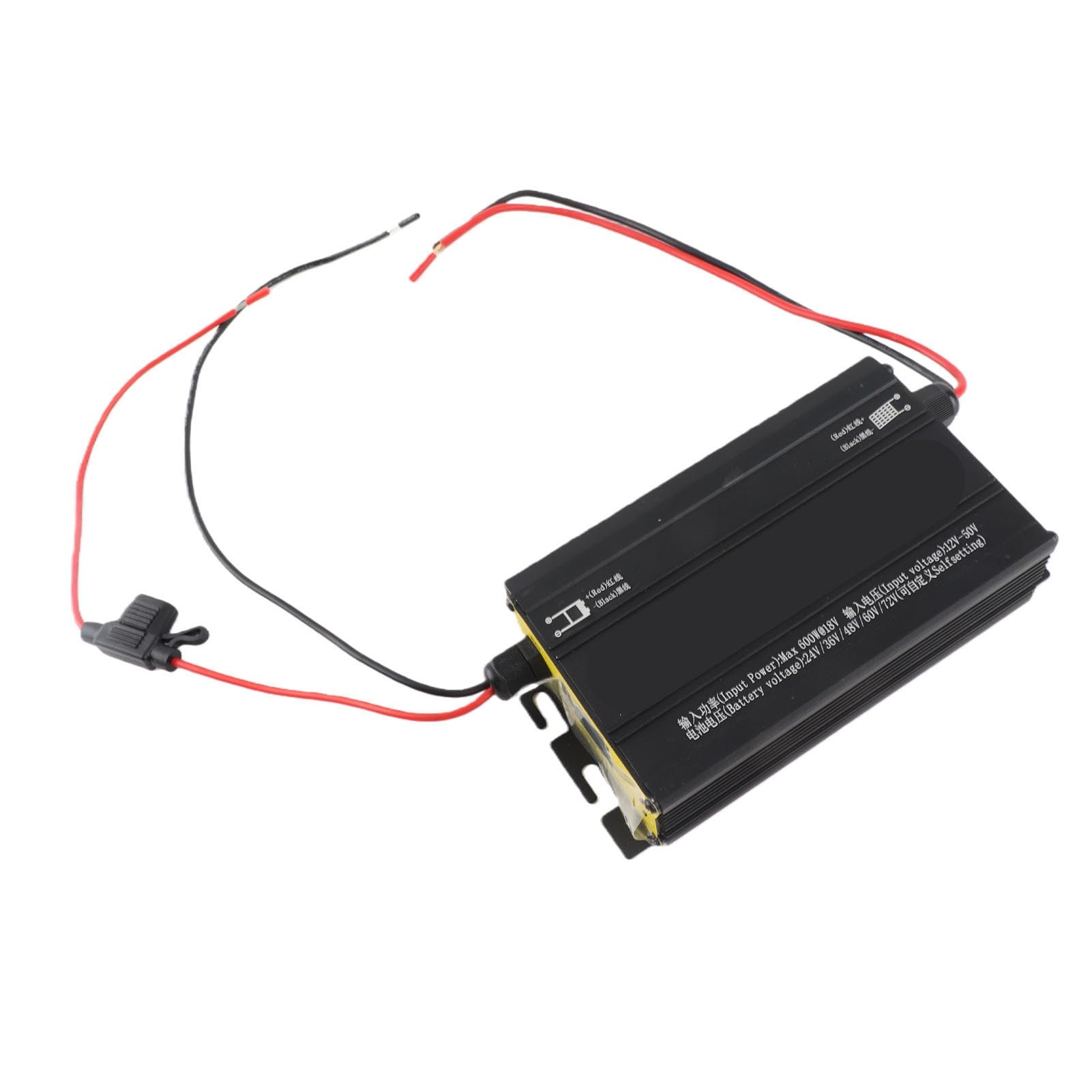 ASHATA MPPT Boost Regolatore di Carica Solare 600W Display LCD Caricatore Step-up per Batteria 24V 36V 48V 60V 72V