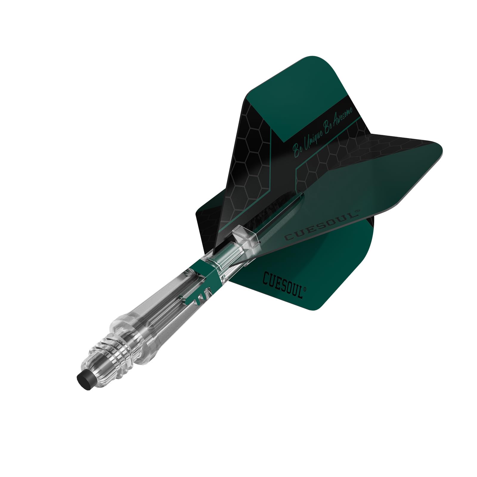 CUESOUL KOFF Carbon Dart Shaft with Replacement Shaft End,Big Standard Shape Flights