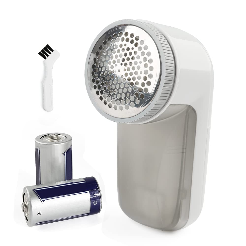 TOUCHBeauty Lint Remover, Bobble Remover,Fabric Shaver Quickly and Effectively Remove Fluff, Lint, and Bobbles,Battery Powered Grey