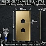 HAUSPROFI Lot de 32 lames et lames de rechange en titane pour Mammotion Luba 2, Luba 1 & Yuka, testé DIN EN 50636-2-107, +60 % de lames robotiques durables, avec vis sécurisées et boîte - 4