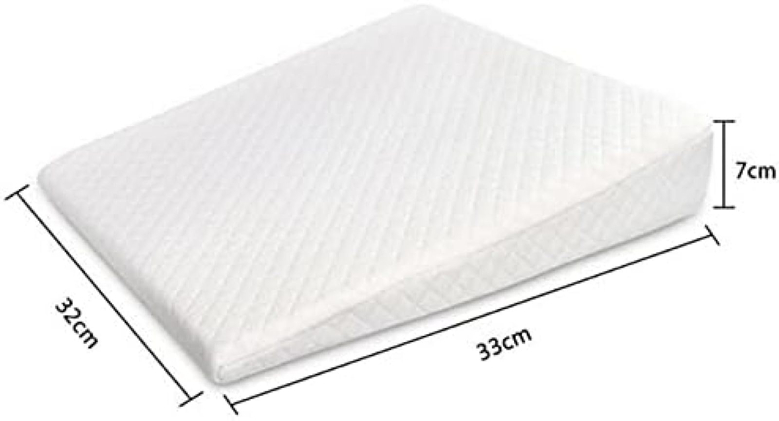 Almohada De Cuña,Almohadas De Cuña para Adultos Almohada De Cuñas Reflujo Almohadas para Dormir De Espuma con Memoria Lenta Inclinación Posición del Colchón Almohada De Reflujo Ácido,Cuña De