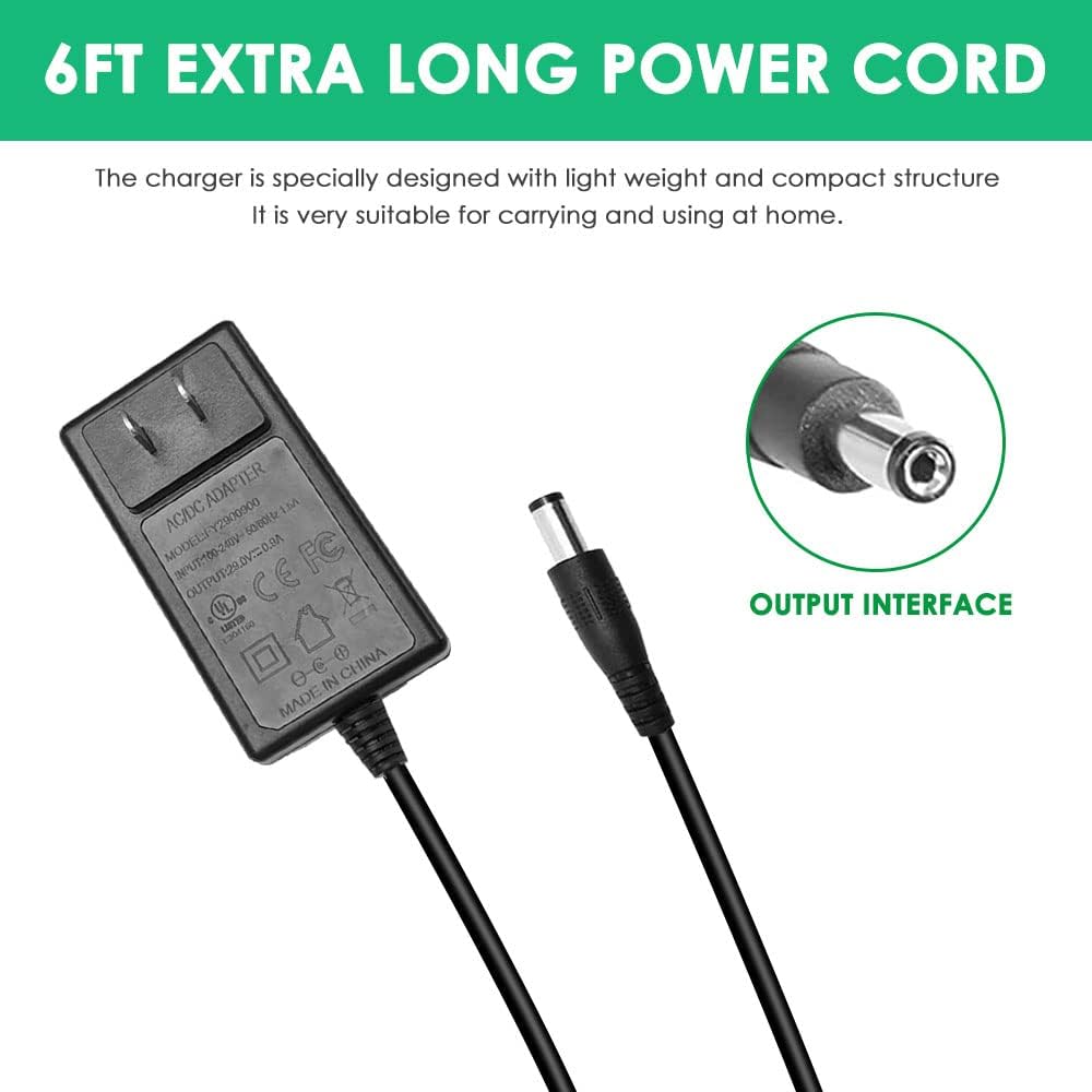 review Mrgru Replacement Charger for MJ401C-CHRG Compatible with Sun Joe Electric Lawn Grass Mower MJ401C MJ401C-XR MJ401C-XR-SJB MJ401C-Pro Power Adapter Supply