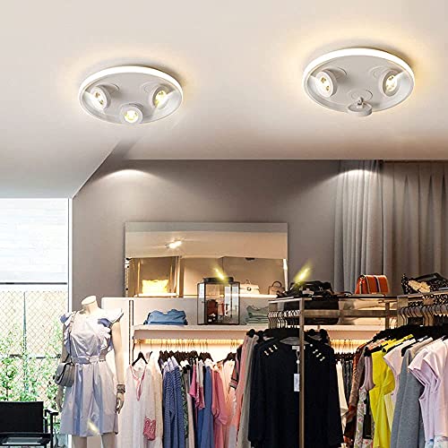 Plafonnier LED 3 spots orientables 35W noir chaud 3000K
