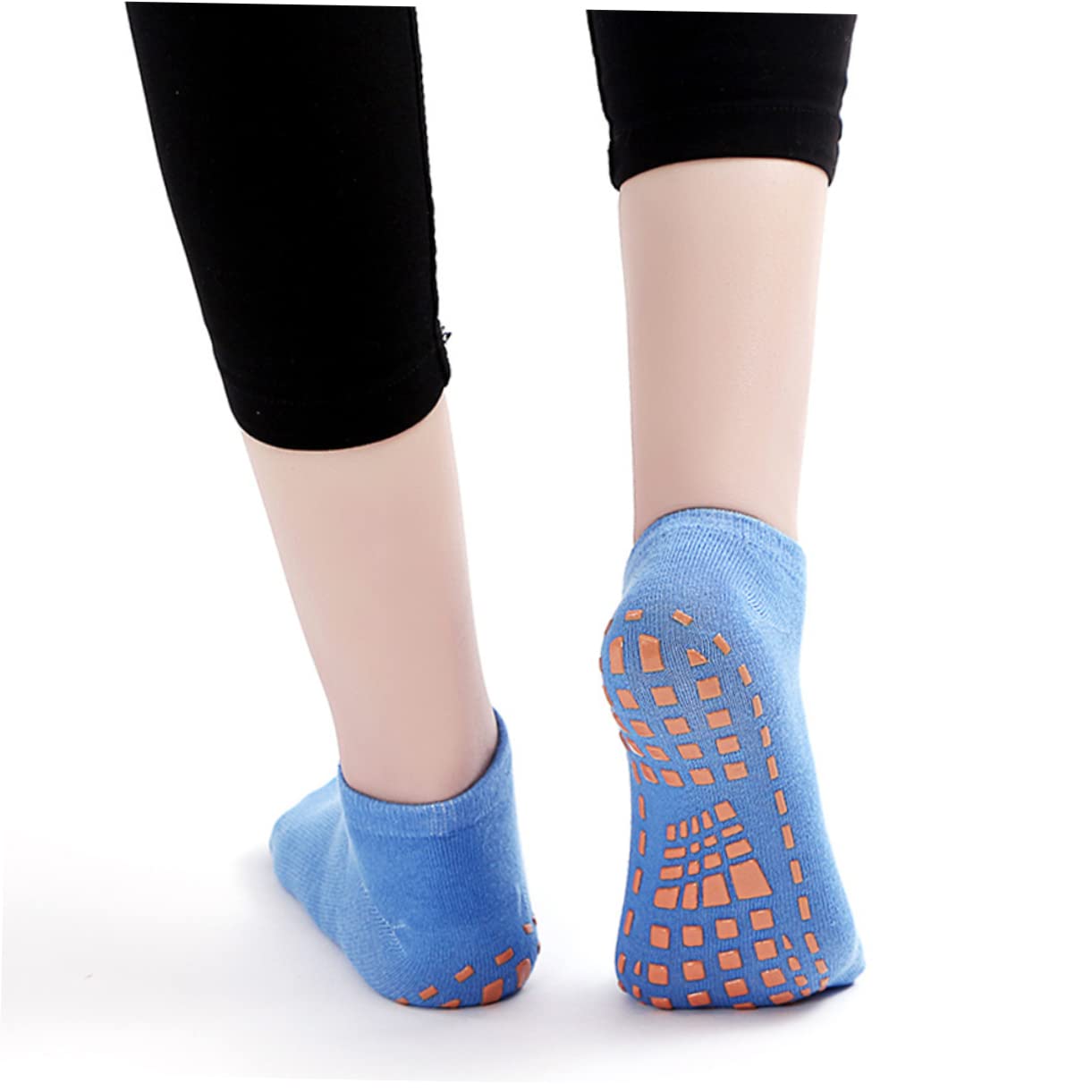 PACKOVE 20 Paar Gummi-Bodensocken Krankenhaussocken Erwachsene Sport Barre- Atmungsaktive Kinder Baumwoll Yoga- Boden-Anti-Rutsch-