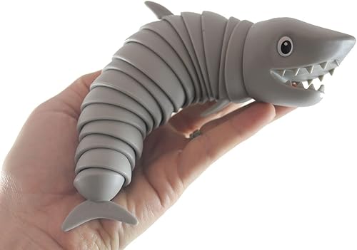 Miniatura 2 de Shark and Alligator Fidgets - Juego de 2  Juguete grande de criatura articulada de cocodrilo articulada  Único