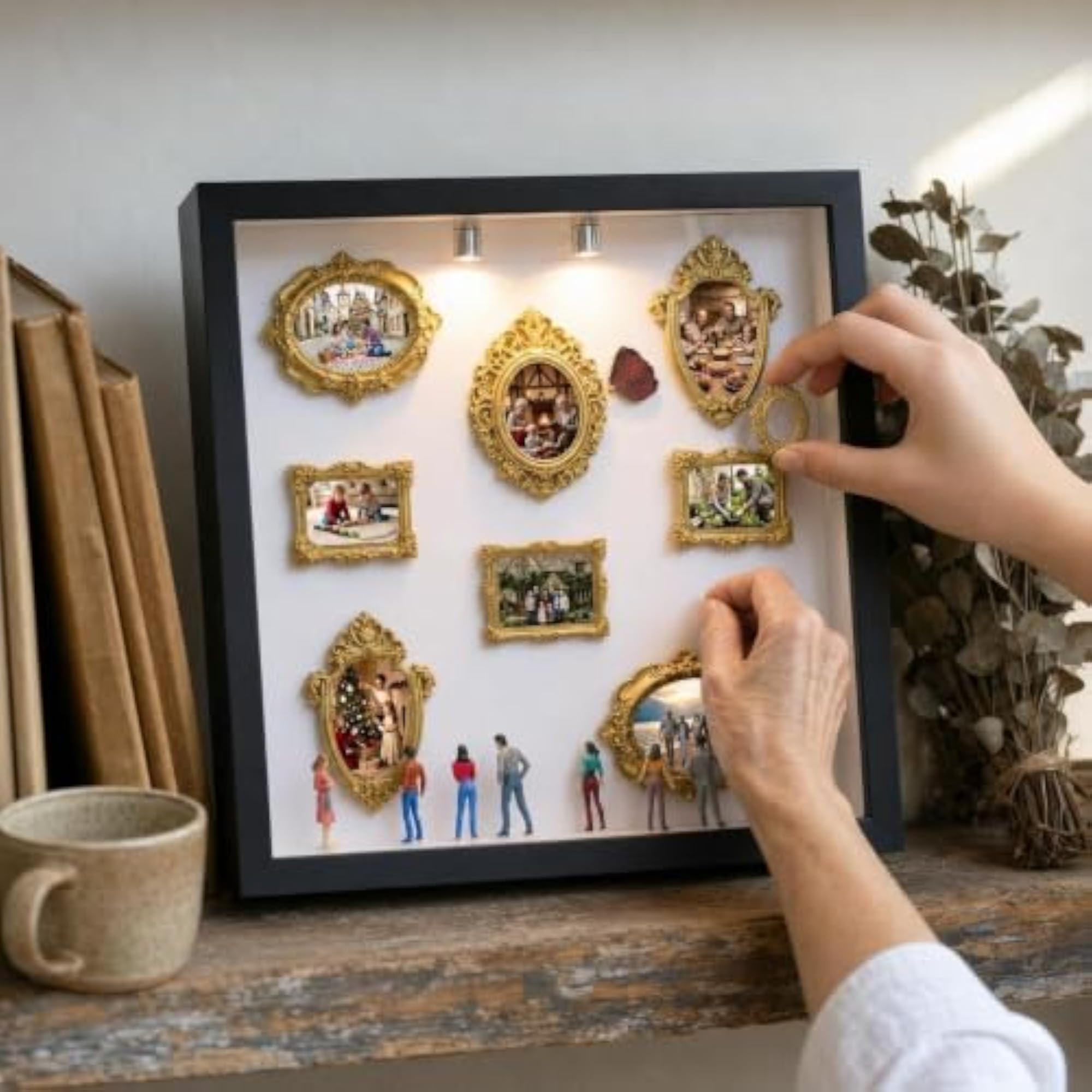 DIY Mini Museum Shadow Box Kit for Valentine's Day