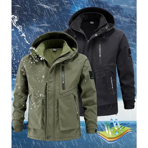 Conjunto De Fato De Esqui De Duas Peças Para Homem, Conjunto De 2 Peças De Fato De Esqui Com Capuz Q