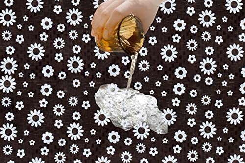Image of The Furnishing Tree PVC Waterproof Microwave Oven Cover compatible for 30 L Convection 30FRC2 Floral Pattern White