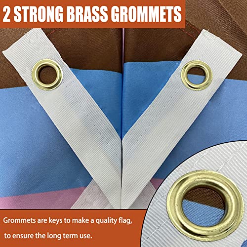 Progress Pride Trans Inclusive Poc Rainbow Flag- Vivid Color Lgbtq Community All Pride 2020 Gay Pride Lesbian Flags Banner 3X5 Ft Outdoor Fade Resistant #TOP2