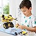 Sciencow 2-in-1 Build a Robot Kit, Remote & APP Controlled Robotic Building Blocks Toys STEM Projects for Kids Ages 8 9 10 11 12 13 14,Chirstmas Birthday Gift for Boys (RC Car)