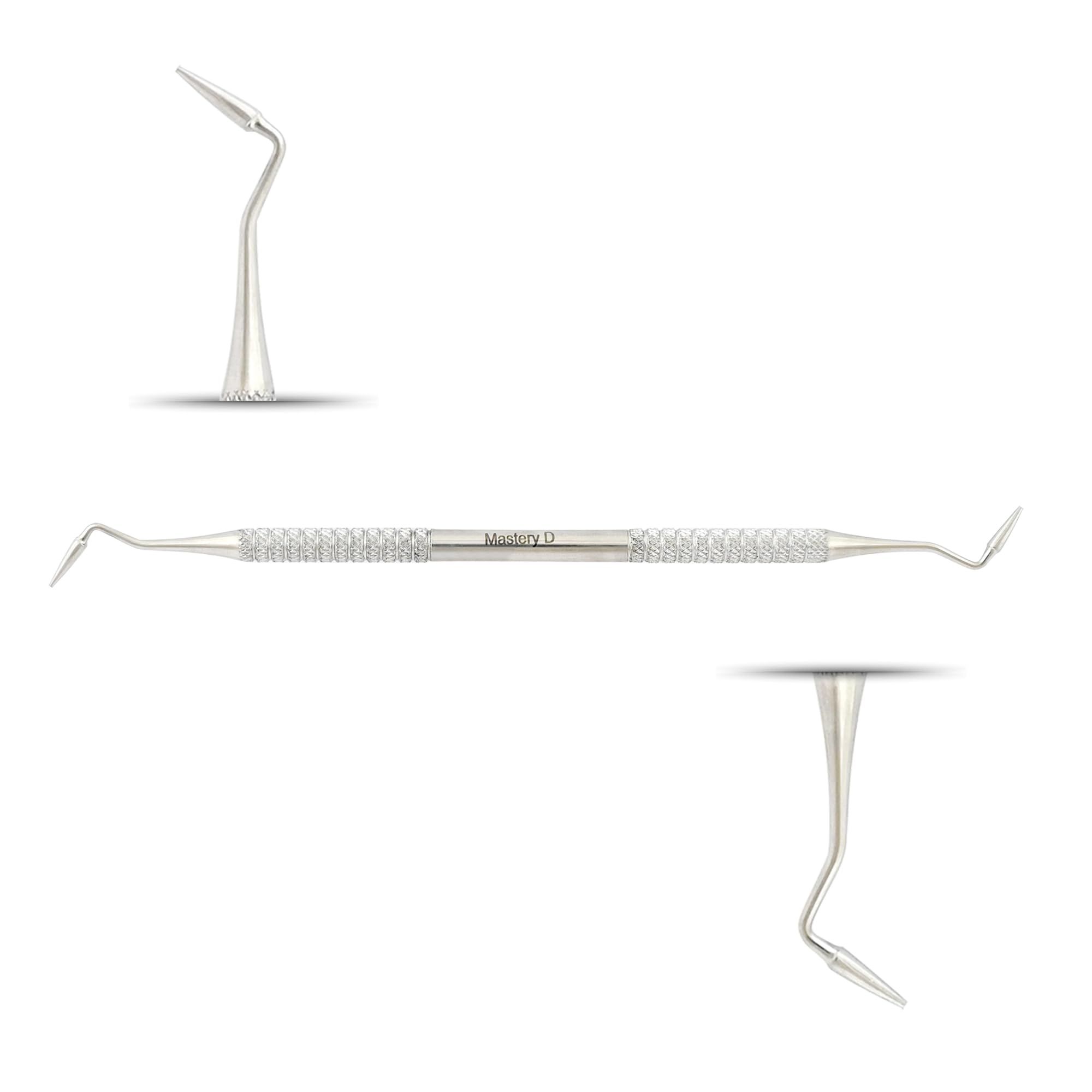 MASTERYD Dental PK Thomas Wax Carver #3 Made of Stainless Steel Used for Restorative Contouring Shaping Carving Double Ended Waxing Modelling Instruments with Knurled Handle for Firm Grip DN-2483