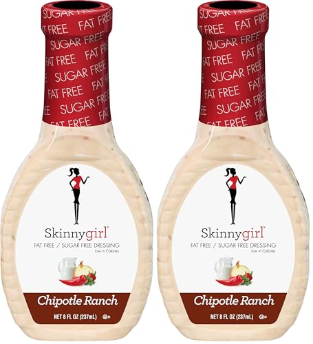 Image of Skinnygirl Fat-Free Salad Dressing, Sugar-Free Chipotle Ranch, 8 Ounce (Pack of 2)