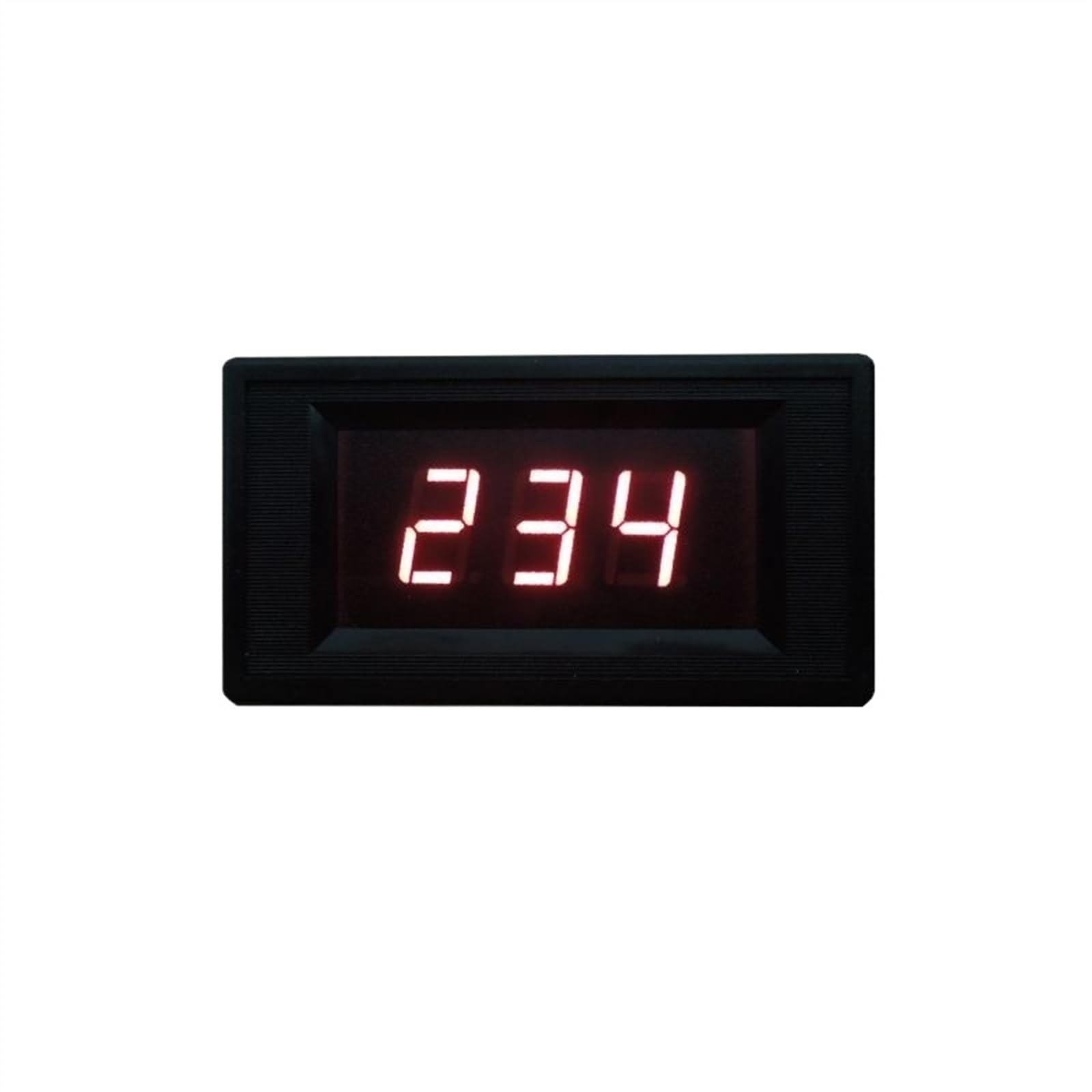 Voltímetro Digital LED AC 30-500V, medidor de voltaje, herramienta de instrumento de voltios, 2 cables, pantalla roja y azul, 110V, 220V, resolución DIY de 1V (Color : Blue)