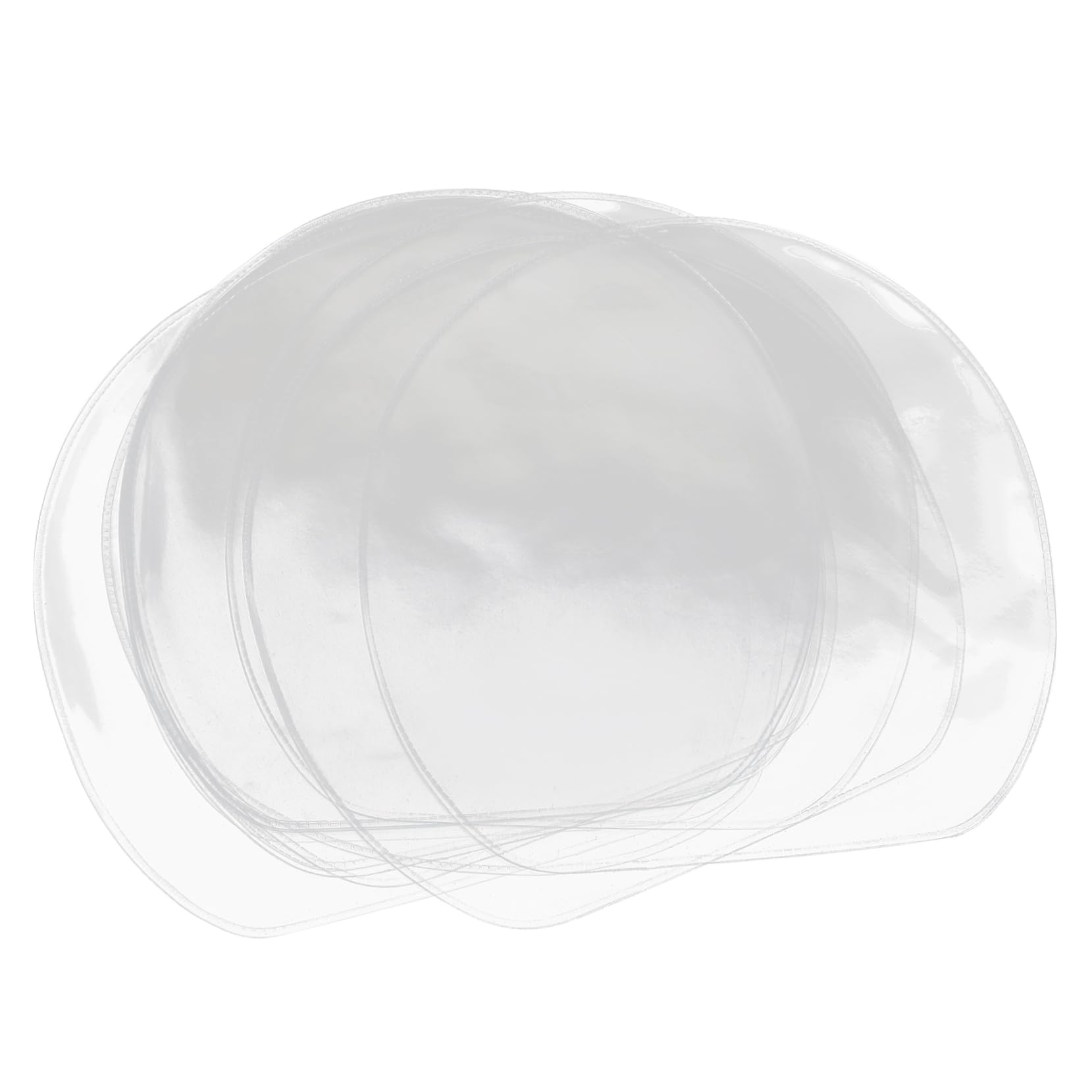 POPETPOP 10pcs Transparent Table Tennis Paddle Protective Film Durable Adhesive Racket Supply for Protection Against Wear and Tear