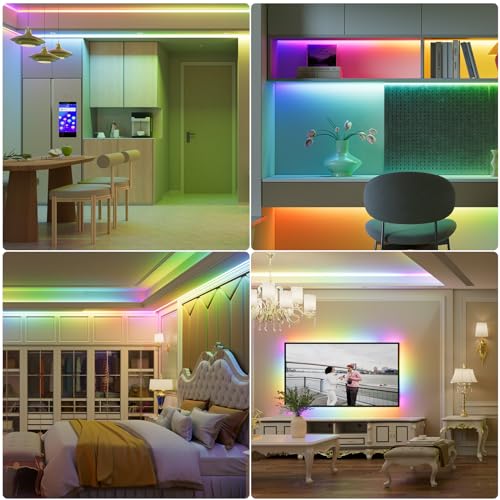 Image of PAUTIX SP608E SPI Pixel LED Controller with 8 Signal Outputs,Work with RGB Smart IC COB LED Strips,Built-in Mic /AUX Music Bluetooth for WS2811 LED Module Pixel Strip Light APP /Remote /Trigger Control