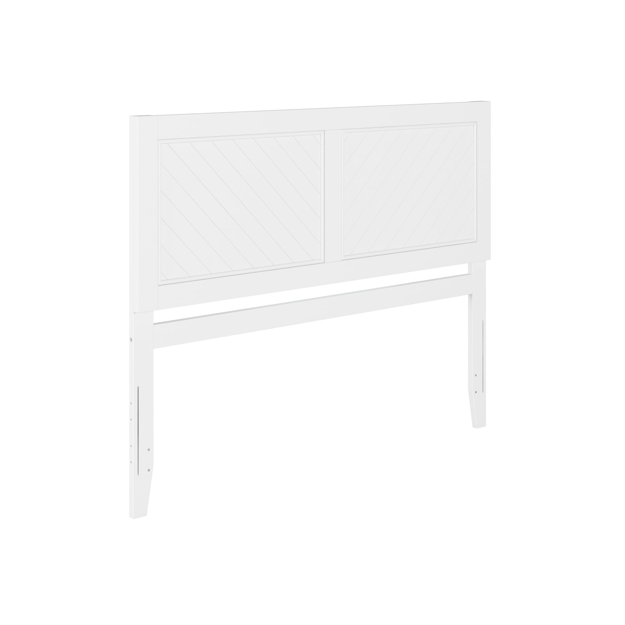 AFI, Canyon Queen Solid Wood Rustic Farmhouse Headboard, White