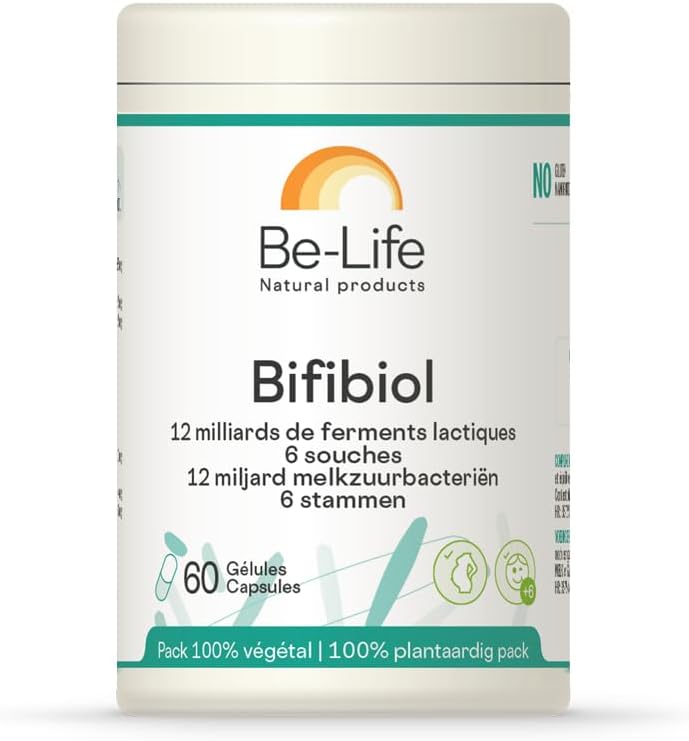 BE-LIFE | Bifibiol | Dietary Supplement | Gut Comfort & Balance | Supports Gut Health & Immune System | 60 Capsules