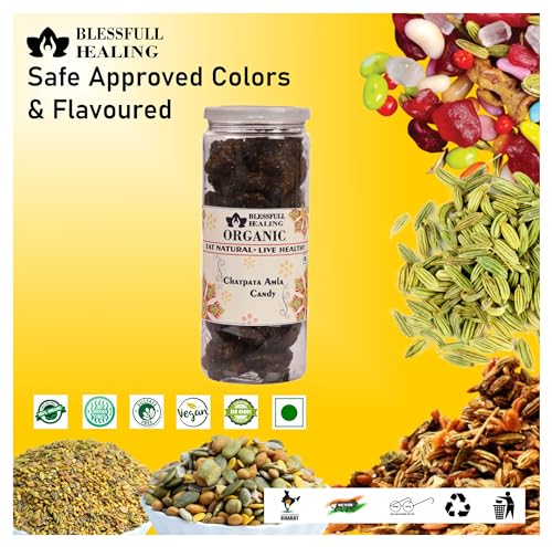 Blessfull Healing Organic Chatpata Amla Candy 200 Gram miniatura 4