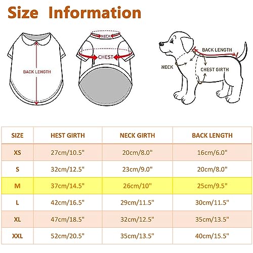 Puppy T-shirt vest, puppy zomer cool vest, huisdieren T-shirt voor de zomer, effen hondent-t-shirts, kleding, hondenhemd voor kleine honden, maat M, geschikt voor honden van 2,5 - 3,5 kg. - Afbeelding 3